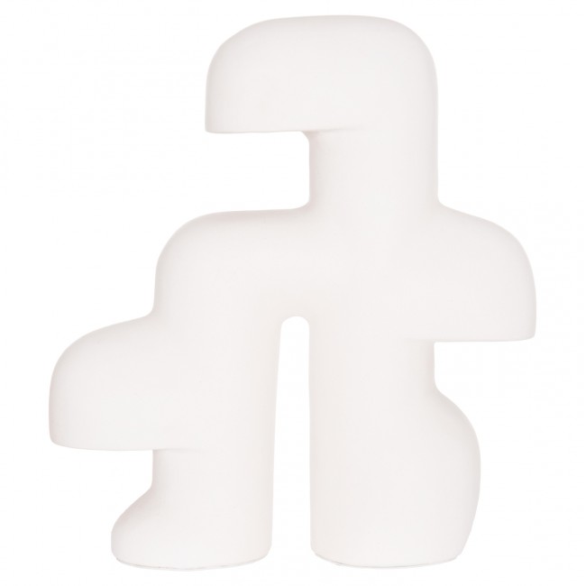 Επιτραπέζιο φωτιστικό "ELBAR" απο fiber cement σε λευκό χρώμα 44x12x50