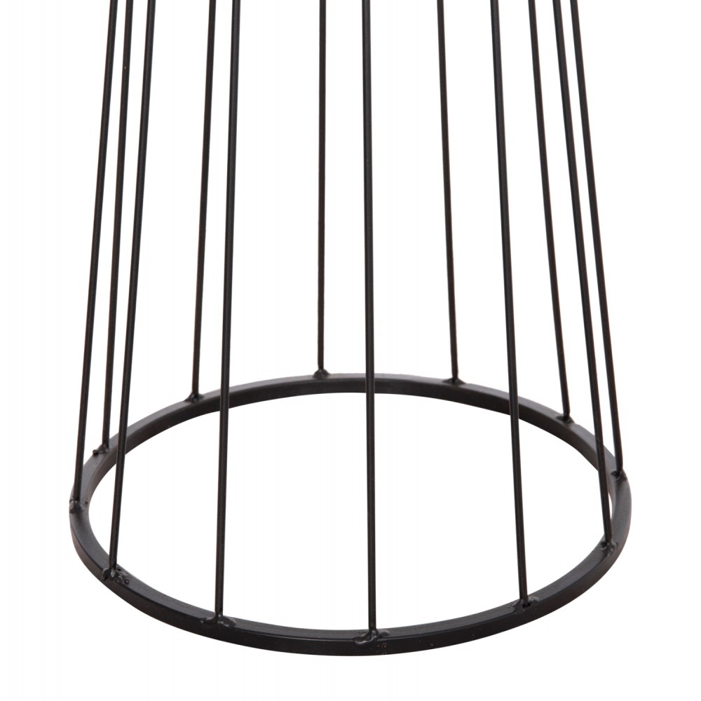 Φωτιστικό δαπέδου "HUE" απο μέταλλο/ύφασμα σε χρώμα γκρι Φ38x144