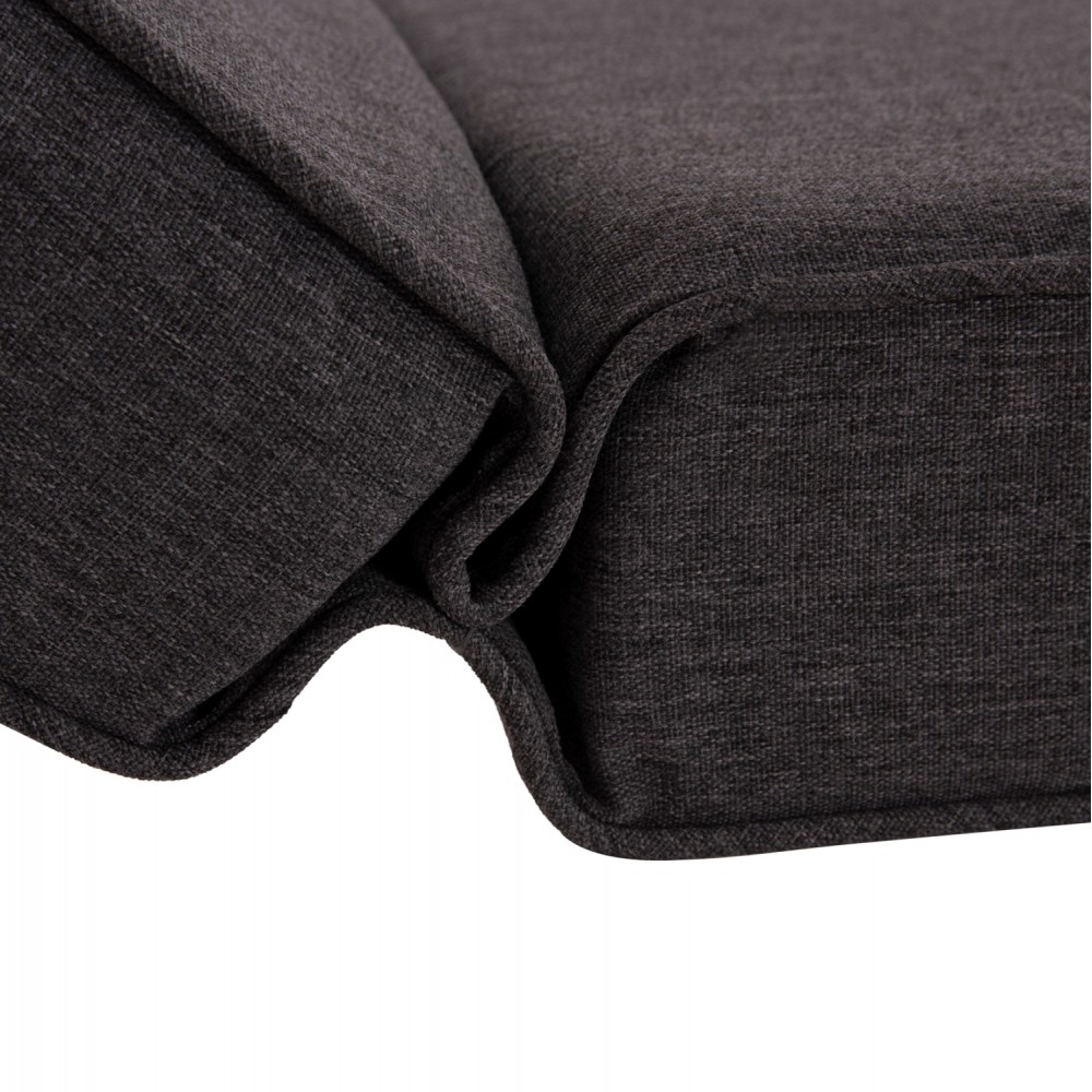 Επαγγελματική ξαπλώστρα παραλίας "ΚΟΡΙΝΟΣ" απο ξύλο πεύκου/ύφασμα σε χρώμα φυσικό/γκρι 79x204x77