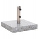 Βάση ομπρέλας 60kg με χερούλι και ρόδες από γρανίτη Φ58 50x50x40