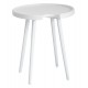 Τραπέζι βοηθητικό εξωτ.χώρου "TEROC" από αλουμίνιο σε λευκό χρώμα Φ47x53