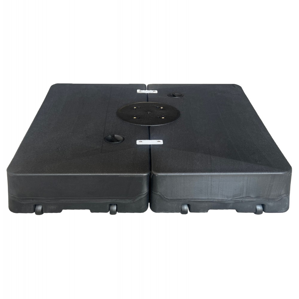 Βάση ομπρέλας από πολυαιθυλένιο σε μαύρο χρώμα 98x98x18