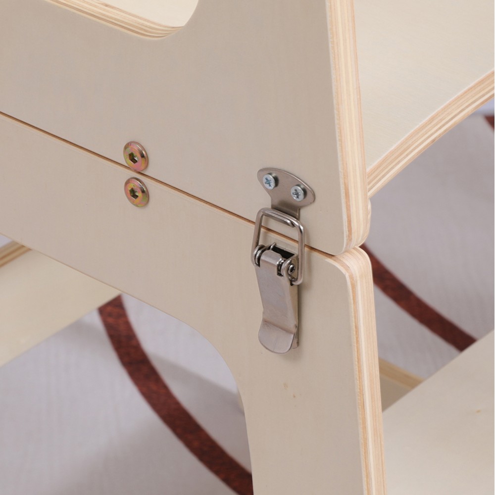 Πύργος εκμάθησης με πίνακα "RICKI" από ξύλο πεύκου σε φυσικό χρώμα  37x40x84