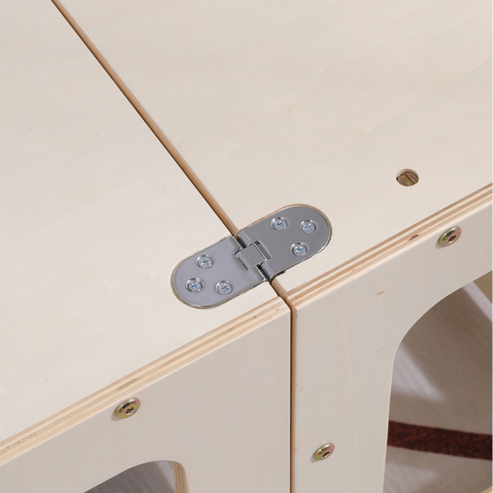 Πύργος εκμάθησης με πίνακα "RICKI" από ξύλο πεύκου σε φυσικό χρώμα  37x40x84