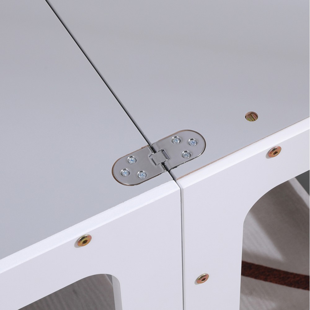 Πύργος εκμάθησης με πίνακα "RICKI" από ξύλο πεύκου σε λευκό/γκρι χρώμα  37x40x84