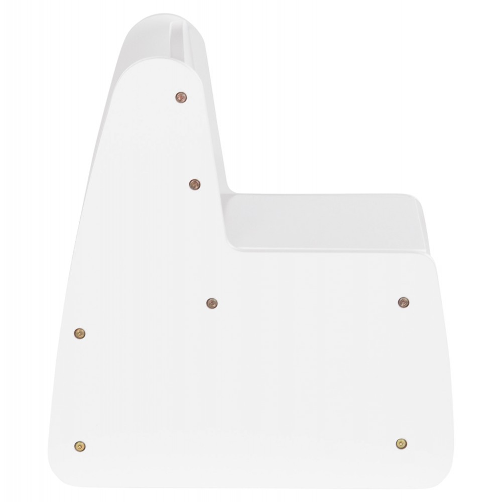 Παιδικό καρεκλάκι με αποθ.χώρο "RICKI" σε λευκό χρώμα 33x43x47