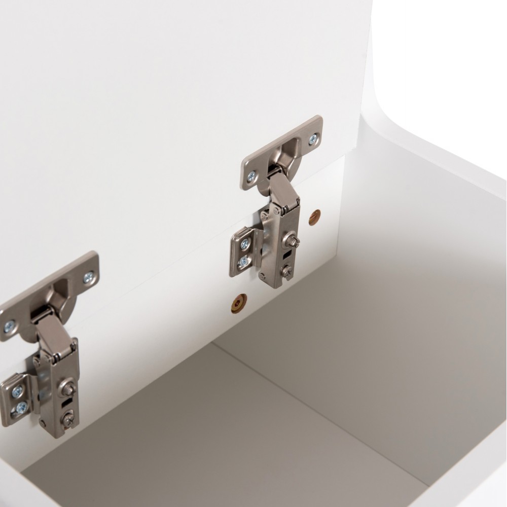 Παιδικό καρεκλάκι με αποθ.χώρο "RICKI" σε λευκό χρώμα 33x43x47