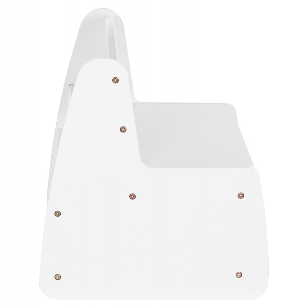 Παγκάκι παιδικό με απόθ.χώρο "RICKI" σε λευκό χρώμα 63x43x47