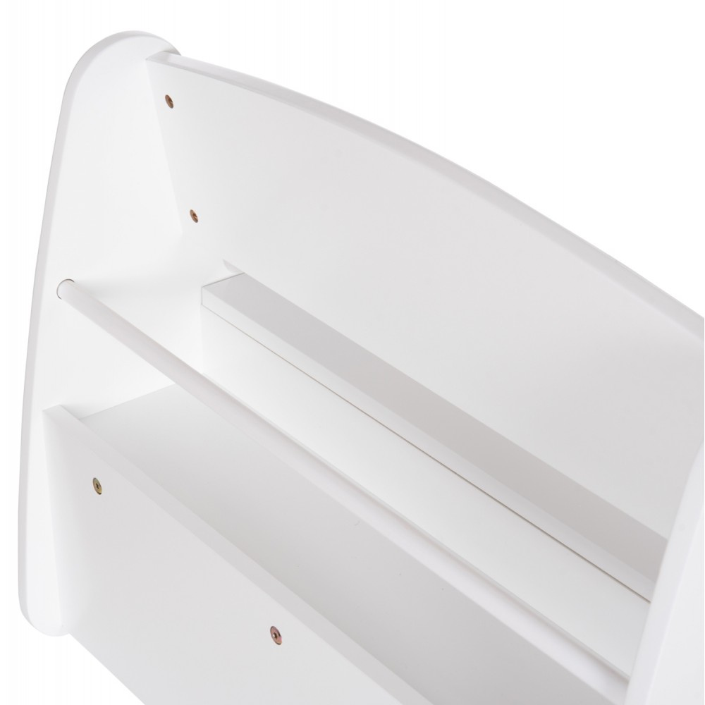 Παγκάκι παιδικό με απόθ.χώρο "RICKI" σε λευκό χρώμα 63x43x47