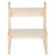 Παιδική σκάλα/σκαμπό "RICKI" σε φυσικό χρώμα 33x43.5x40.5