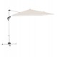 Ομπρέλα πισίνας με σκίαστρο "JAVANTE" από αλουμίνιο σε λευκό χρώμα 2.7x2.7x2.7