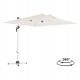 Ομπρέλα πισίνας με σκίαστρο "JAVANTE" από αλουμίνιο σε λευκό χρώμα 2.7x2.7x2.7