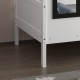 Παιδικό κρεβάτι τ.Μοντεσσόρι "DOMER" από ξύλο πεύκου σε λευκό χρώμα 90x190
