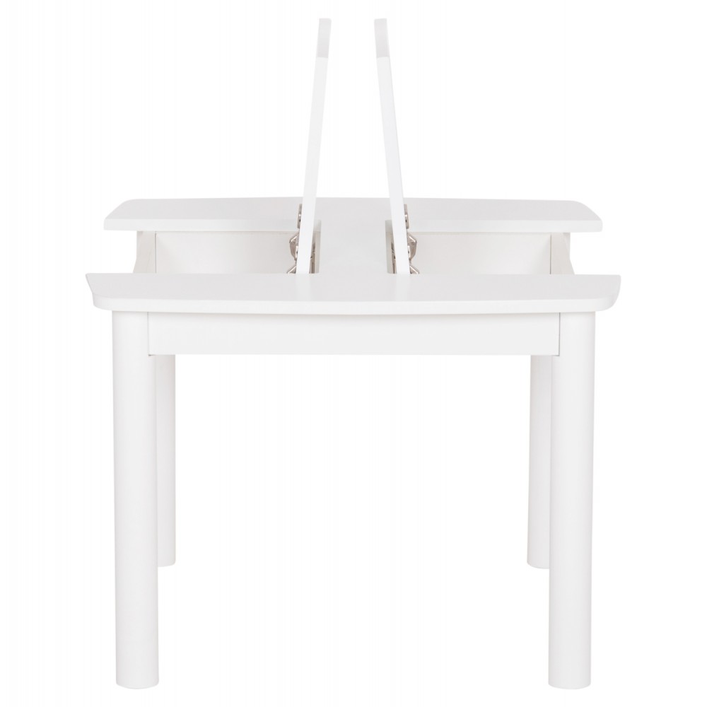 Τραπεζάκι παιδικό με αποθ.χώρο "RICKI" σε λευκό χρώμα 65x65x47