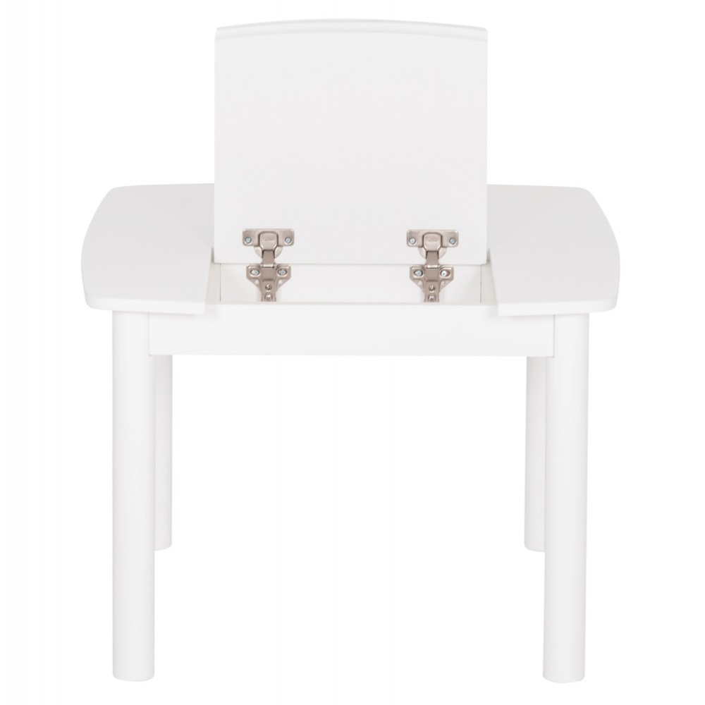 Τραπεζάκι παιδικό με αποθ.χώρο "RICKI" σε λευκό χρώμα 65x65x47