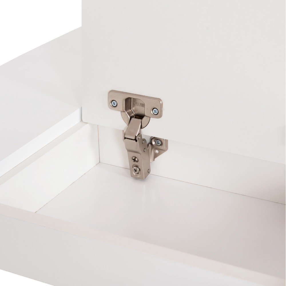 Τραπεζάκι παιδικό με αποθ.χώρο "RICKI" σε λευκό χρώμα 65x65x47