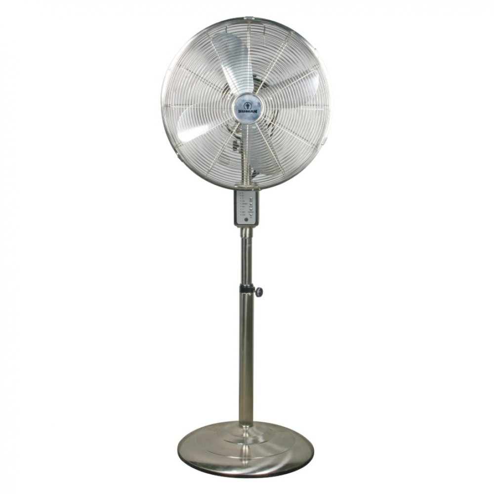 Ανεμιστήρας ορθοστάτης τηλεχειριζόμενος ανοξείδωτος 50W 16'' Φ40