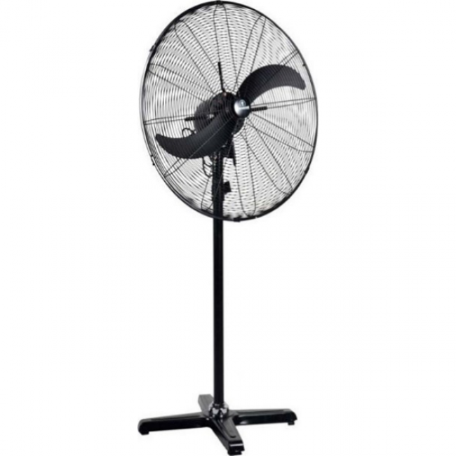 Ανεμιστήρας επαγγελματικός δαπέδου αλουμινίου σε χρώμα μαύρο 260W 30''