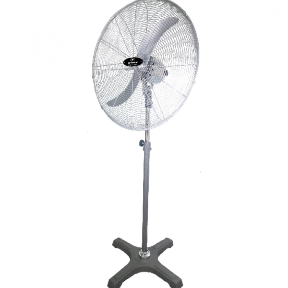 Ανεμιστήρας επαγγελματικός δαπέδου αλουμινίου σε χρώμα γκρι 260W 30''