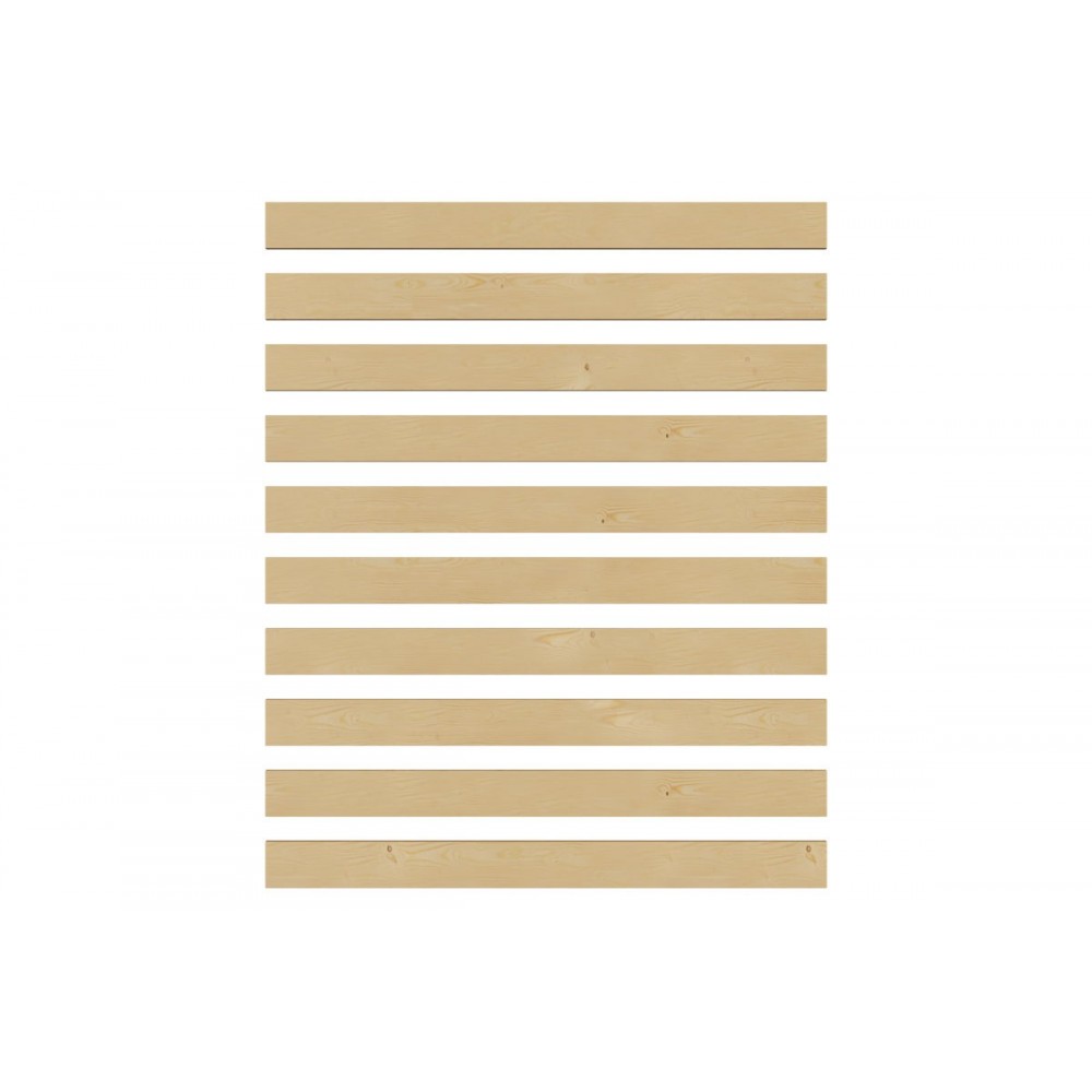 Τάβλες κρεβατιού από φυσικό ξύλο 150x200