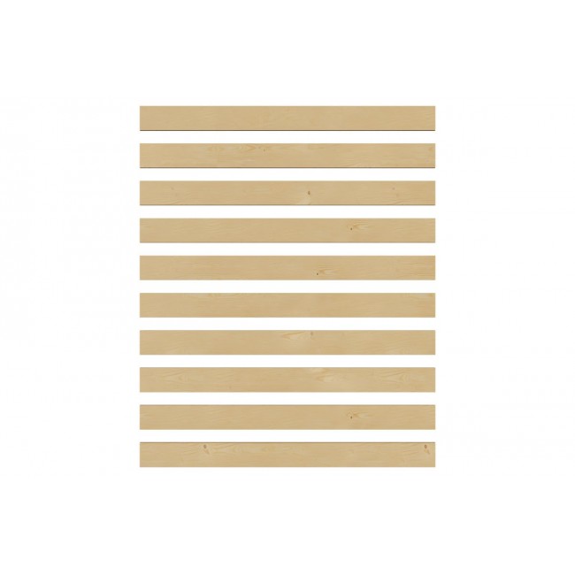 Τάβλες κρεβατιού από φυσικό ξύλο 150x200