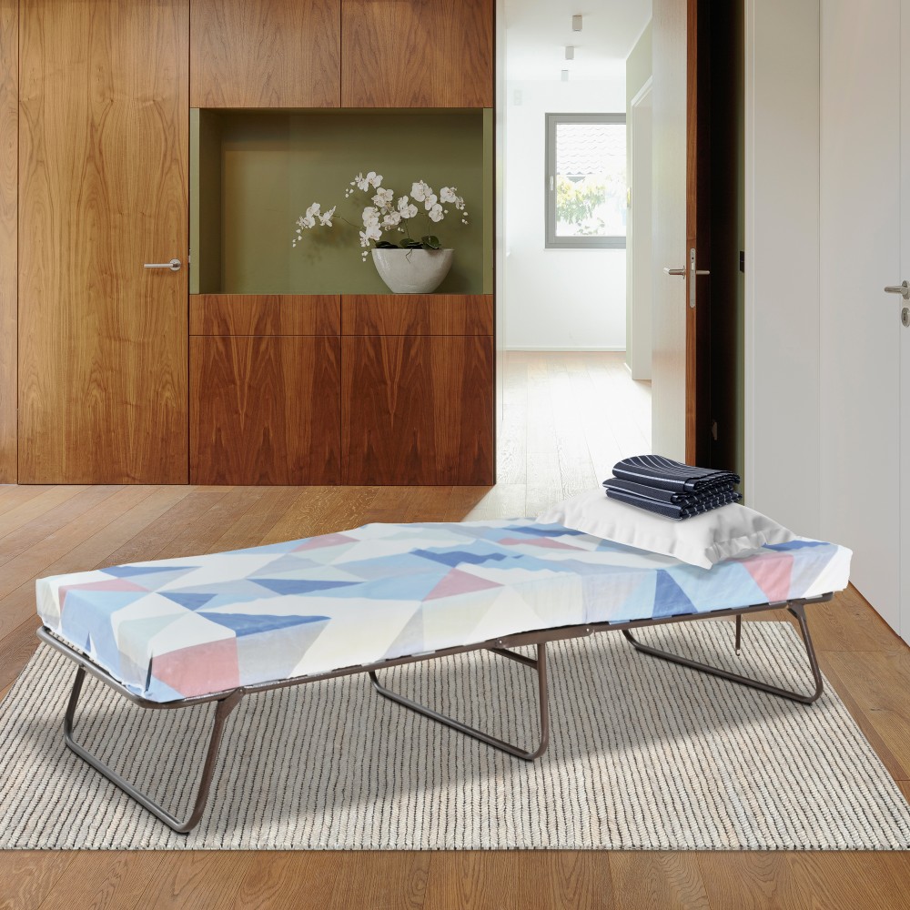 Κρεβάτι-ράντζο με τάβλες πολύχρωμο 82x182