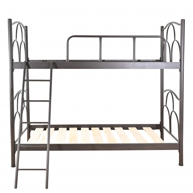 Κουκέτα μεταλλική σε χρώμα μαύρο 90x190x170