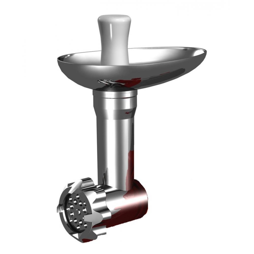 Εξάρτημα κιμά για μηχάνημα πολτοποιητή σε ασημί χρώμα