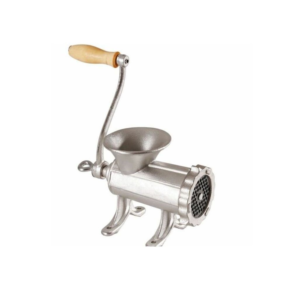 Κρεατομηχανή χειρός "N.12" από μέταλλο σε χρώμα ασημί
