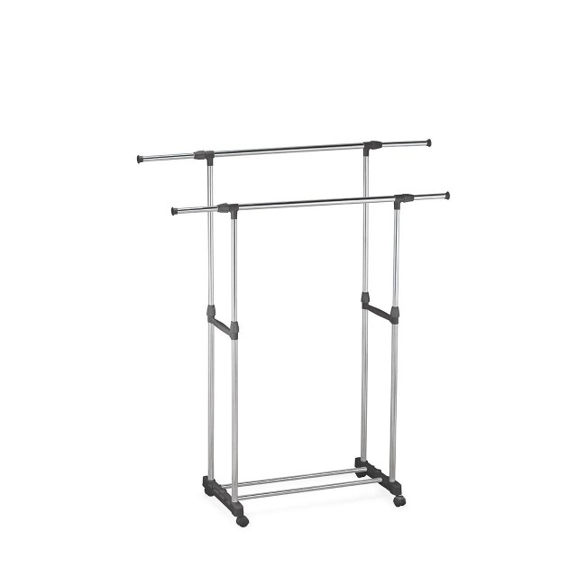 Μεταλλική κρεμάστρα με διπλό σωλήνα βαρέως τύπου 84-95x84-168