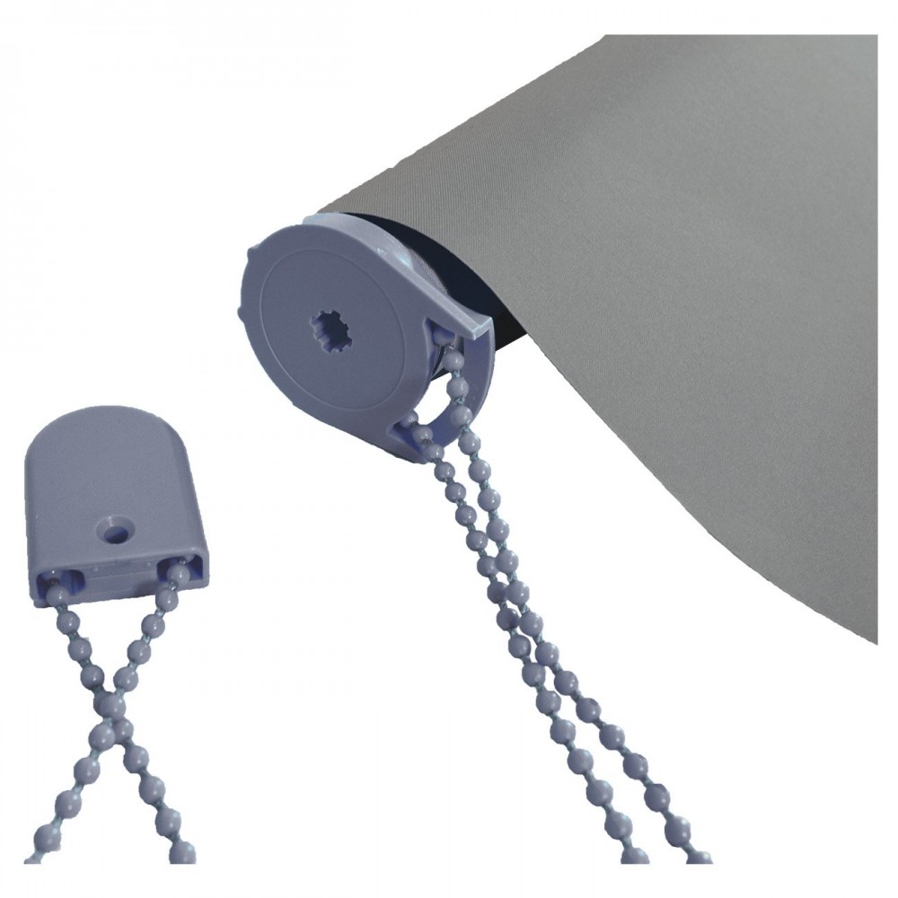 Κουρτίνα-στόρι roller black out σε χρώμα γκρι 140x210