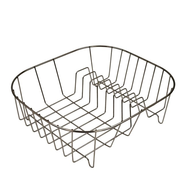 Πιατοθήκη "Νο 32" νεροχύτη μεταλλική σε ασημί χρώμα 32x28x11