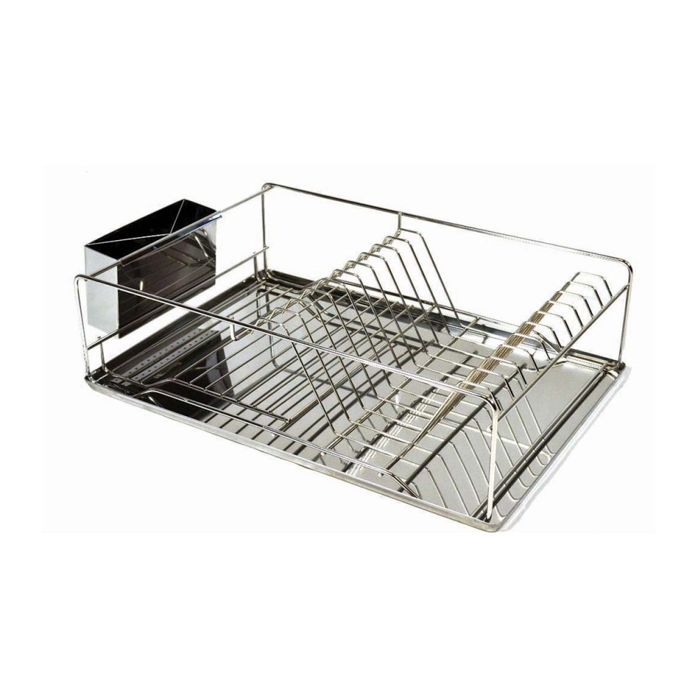 Πιατοθήκη ανοξείδωτη με δίσκο 52x33x13