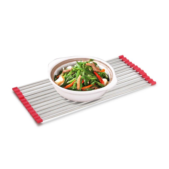 Σχάρα νεροχύτη από αλουμίνιο/σιλικόνη 24,5x49