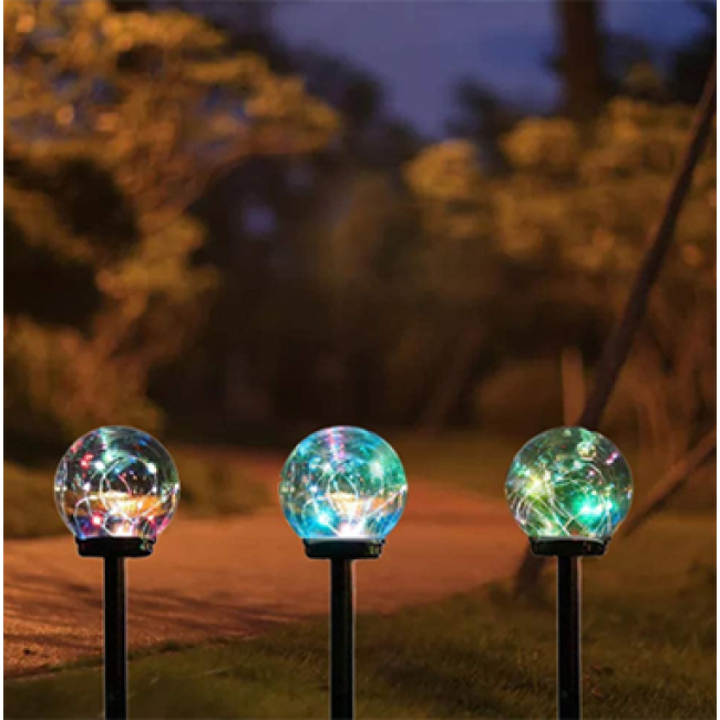 Ηλιακό φωτιστικό "ΟΥΡΑΝΙΟ ΤΟΞΟ" με λαμπάκια LED 10x34