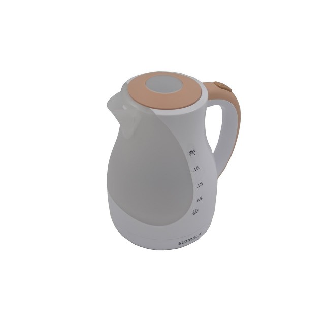 Ηλεκτρικός βραστήρας "POP" από πλαστικό σε λευκό/μπεζ χρώμα