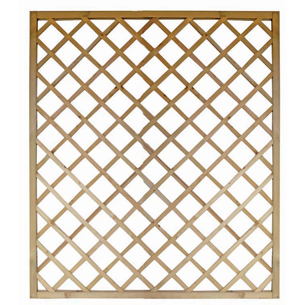 Καφασωτό από ξύλο σε φυσικό χρώμα 90x120