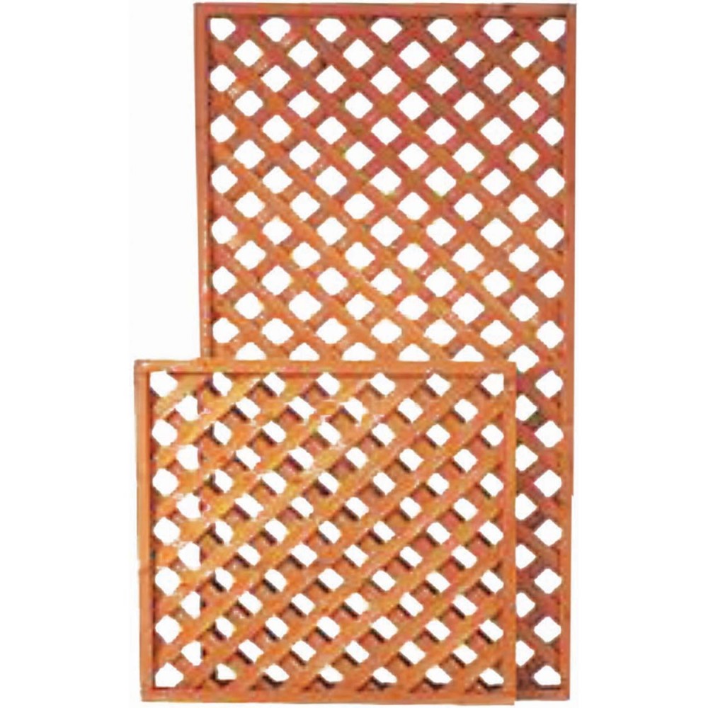 Καφασωτό από ξύλο σε φυσικό χρώμα 90x150