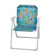 Καρέκλα camping παιδική από μέταλλο/ύφασμα σε λευκό/πολύχρωμο χρώμα