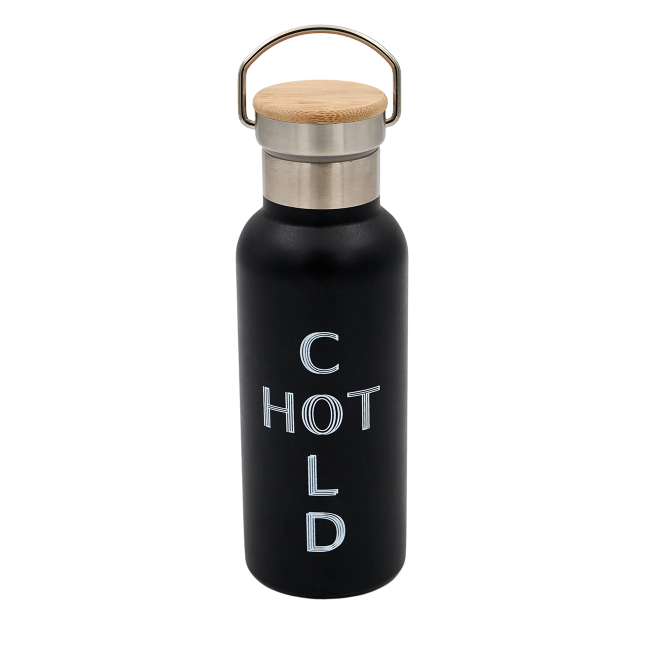 Θερμός "ECO" σε μαύρο χρώμα 500ml