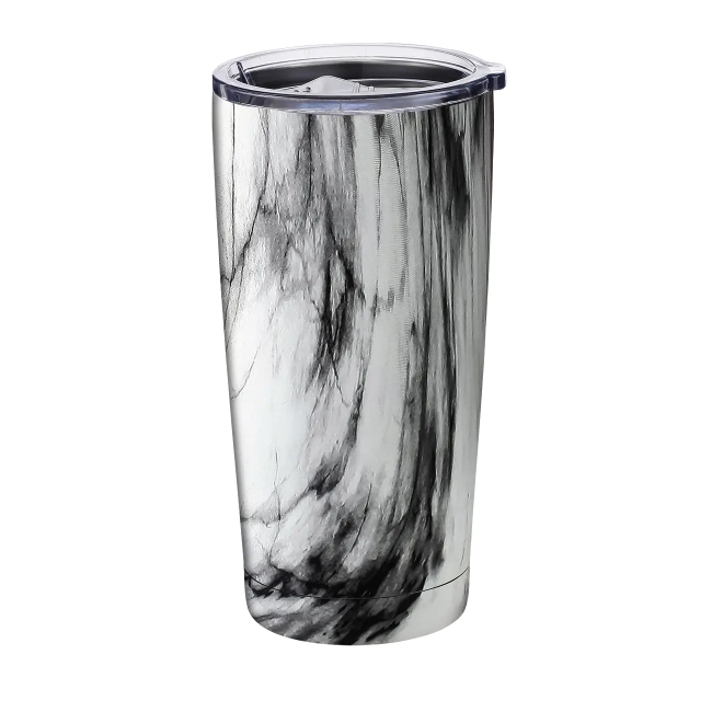 Θερμός κούπα “TOWER ΜΑΡΜΑΡΟ” σε λευκό χρώμα 600ml