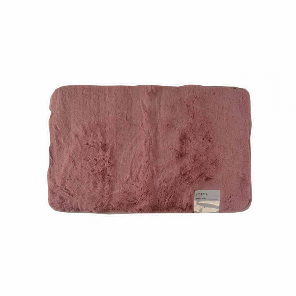 Χαλί "BUNNY" πολυεστερικό σε χρώμα σάπιο μήλο 133x190