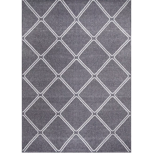 Χαλί "FAYNO" σε χρώμα γκρι/λευκό 160x220