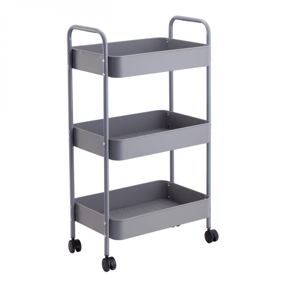 Τρόλεϊ “PRO” τριών θέσεων σε χρώμα γκρι 85x35x45