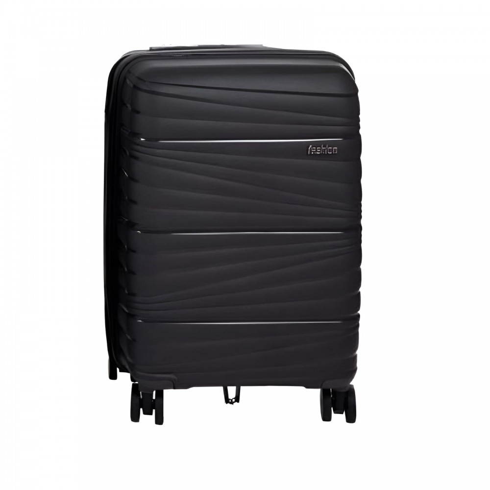 Βαλίτσα "TRAVEL" σκληρή σε χρώμα ανθρακί