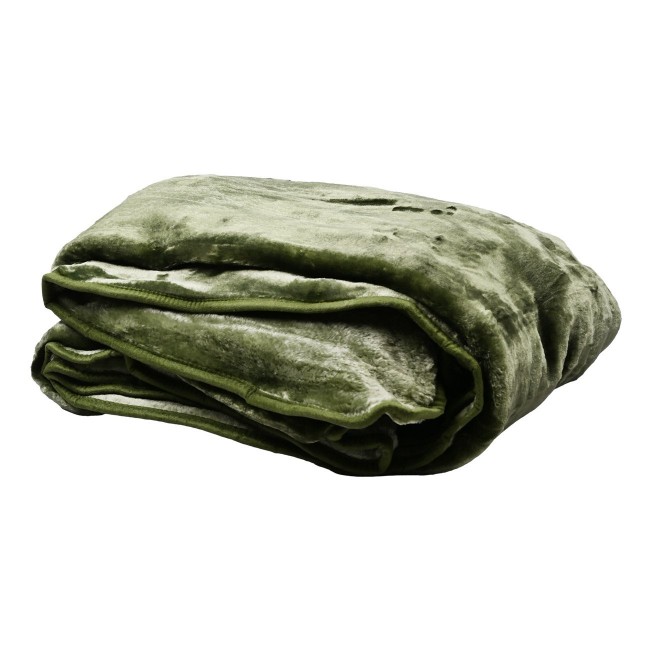 Κουβέρτα μινκ σε χρώμα πράσινο 220x230