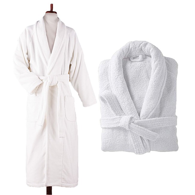 Μπουρνούζι σε χρώμα λευκό