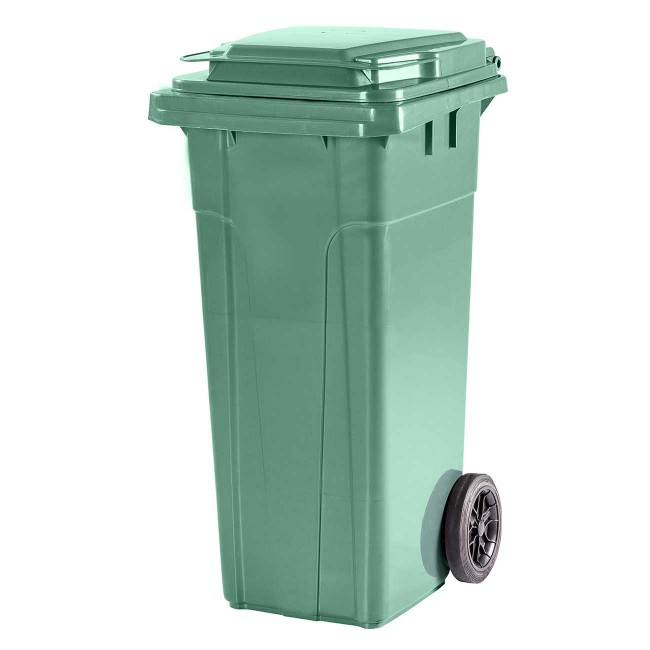 Κάδος απορριμμάτων σε πράσινο 120L
