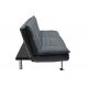 Καναπές-κρεβάτι "COMFORT" τριθέσιος από ύφασμα σε χρώμα ανθρακί 182x88x84