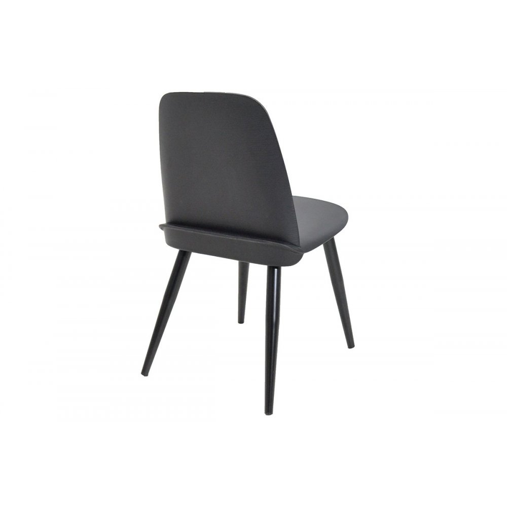 Καρέκλα "LORA" απο πολυπροπυλένιο σε χρώμα μαύρο 49x46x80